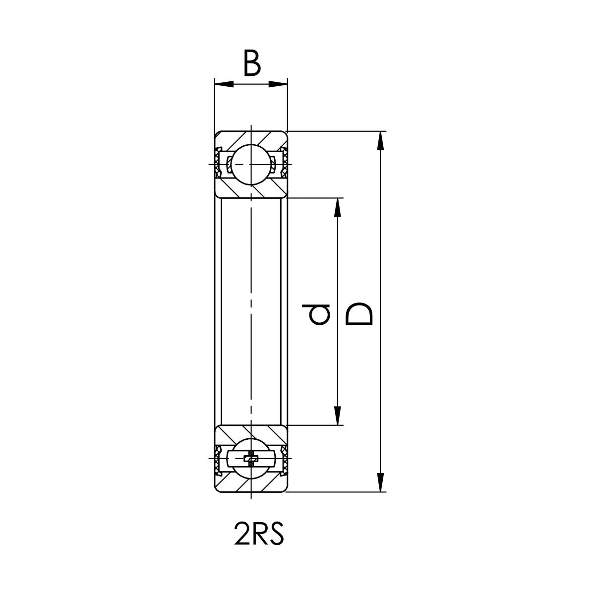 SKF 61903 2RS1