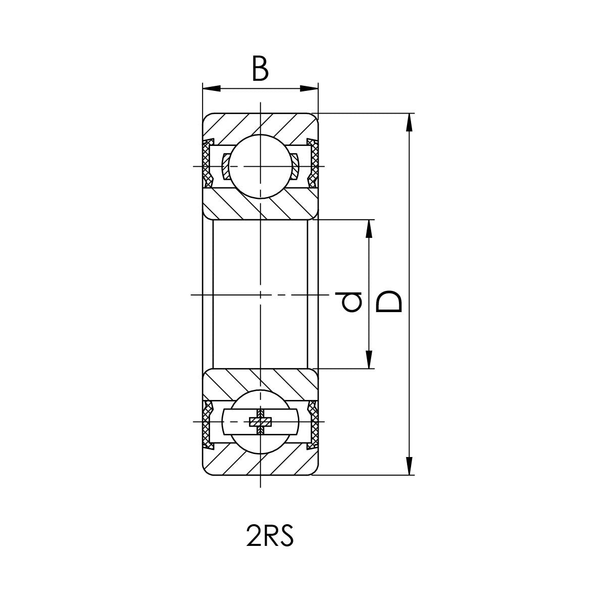 609 2RS (10er Packung)