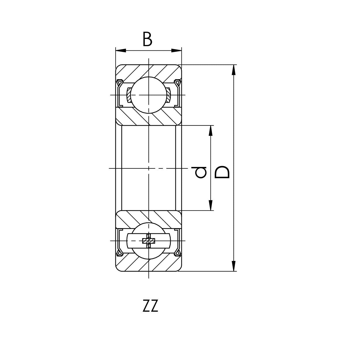 623 - 2RS / ZZ